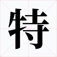 特字的字形和写法