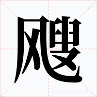 飕字的字形和写法