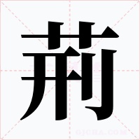 荊字字形