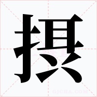 摂字字形