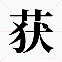 获字字形