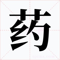 药字的字形和写法