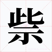 祡字的字形和写法