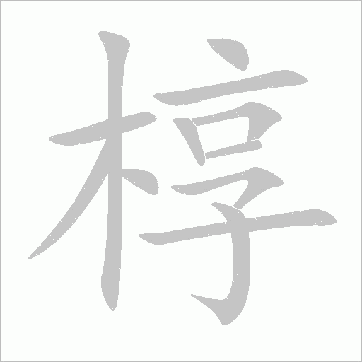 椁字笔顺图