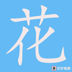 花字笔顺图