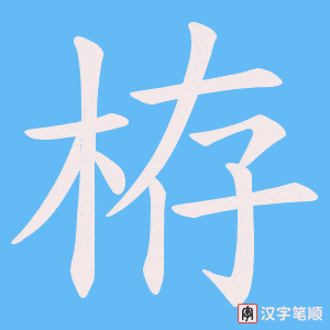 栫字笔顺图