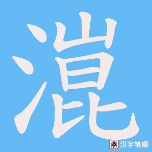 潉字笔顺图