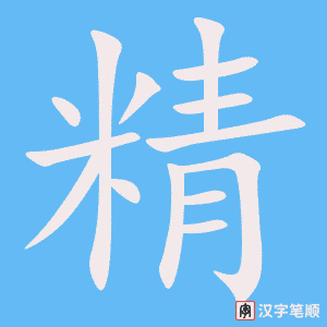 精字笔顺图