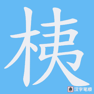 桋字笔顺图