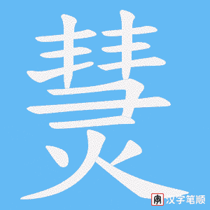 熭字笔顺图